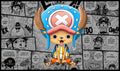 Chopper One Piece TCG playmat full manga design, 24x14 inch premium anime playmat