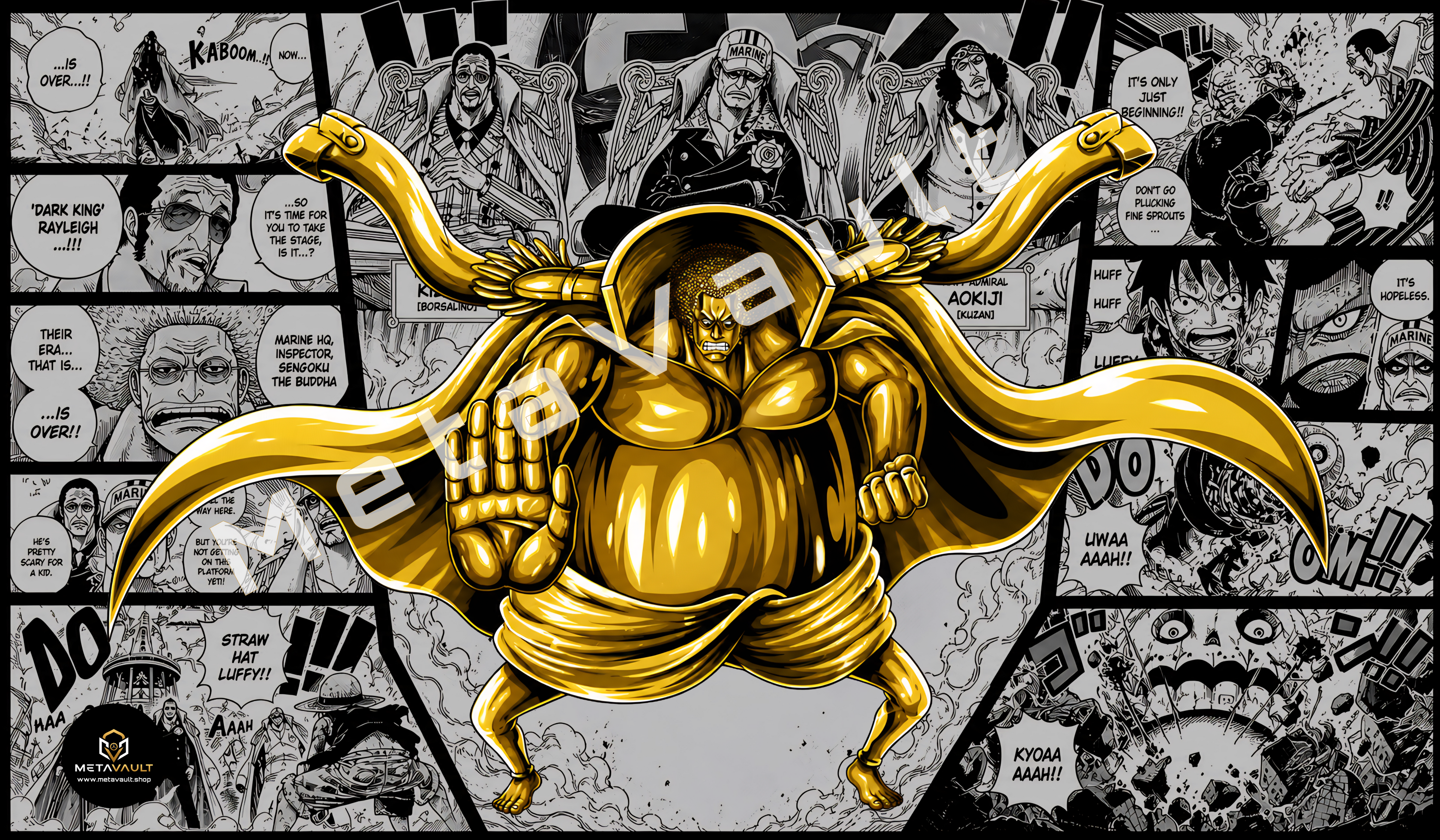 Sengoku One Piece Playmat | Buddha Form Anime TCG Playmat