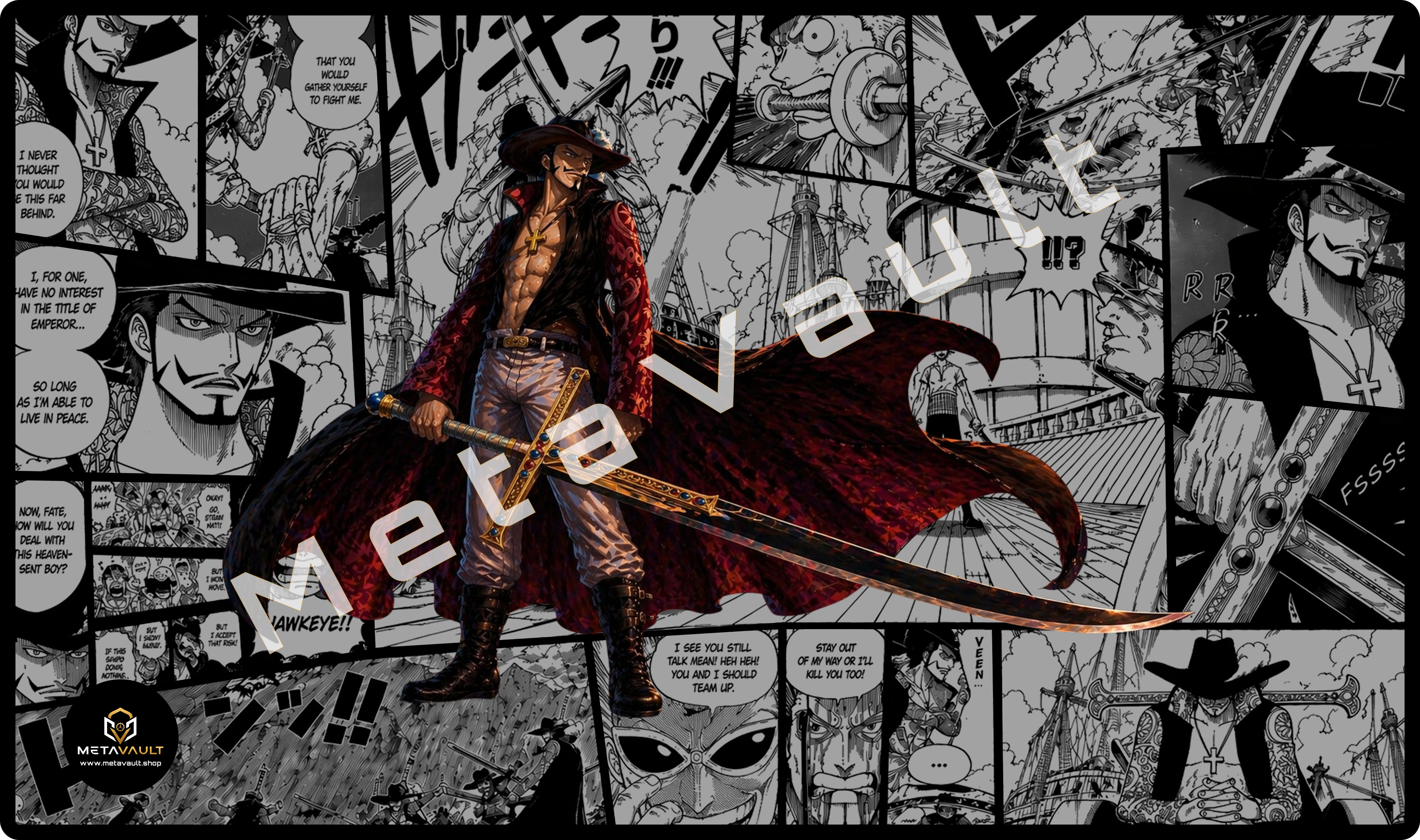Mihawk One Piece Playmat | Anime TCG Playmat