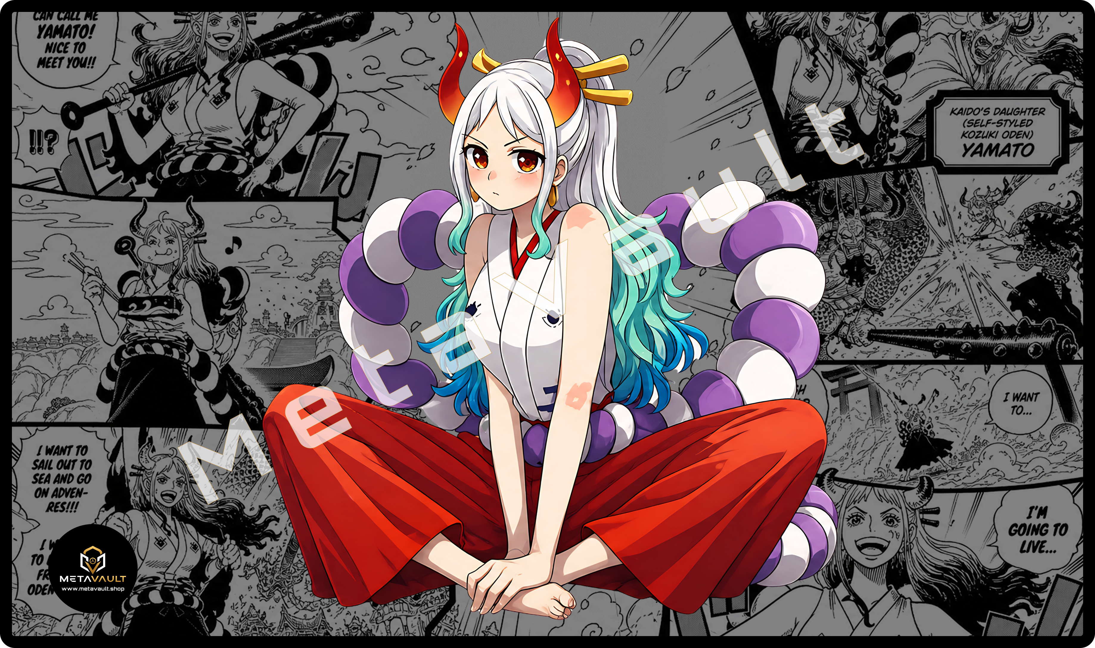 Yamato One Piece Playmat | Oni Princess Anime TCG Playmat